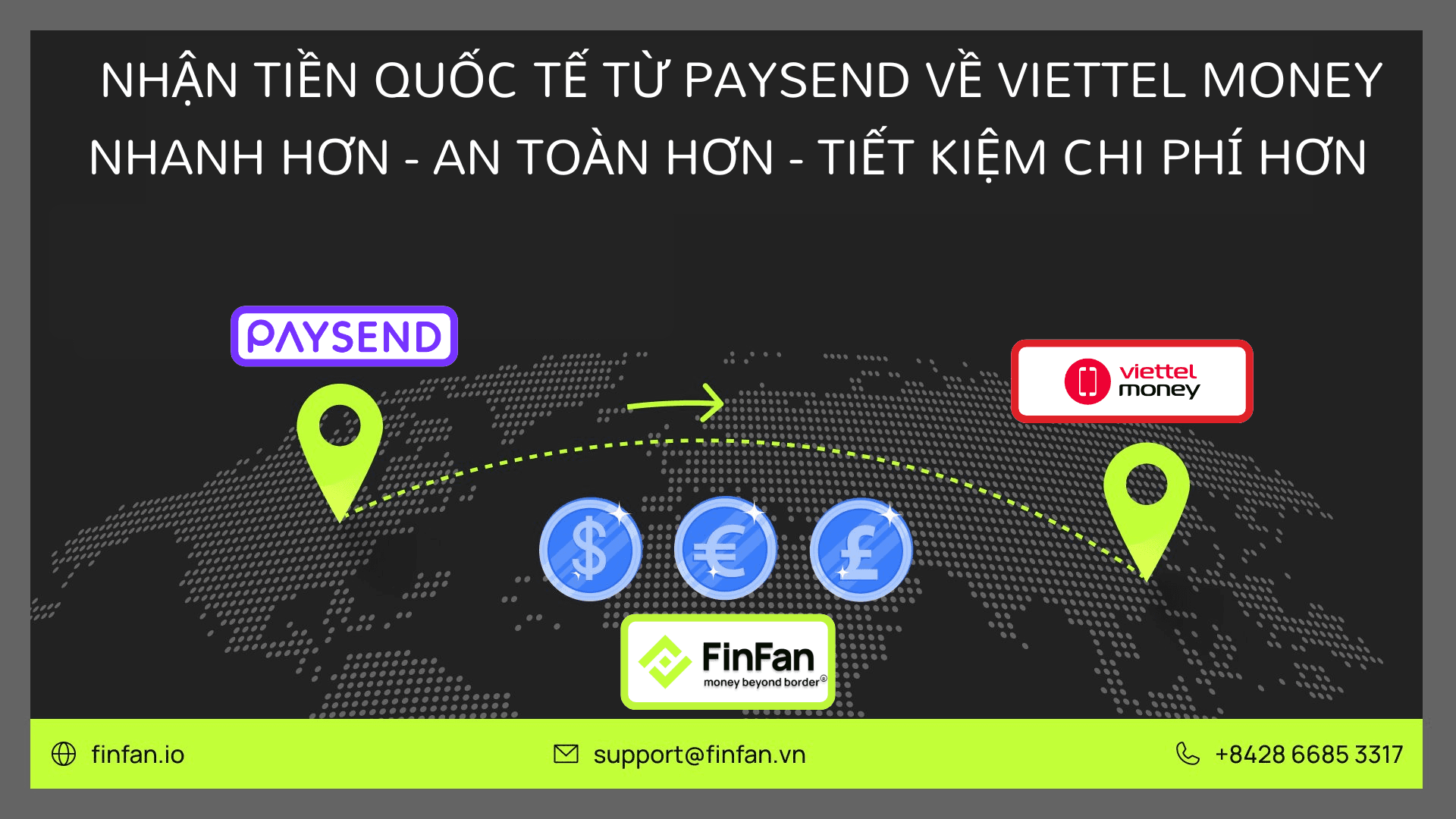 Paysend – FinFan – Viettel Money - Khởi Đầu Mới cho Công Nghệ Thanh Toán Quốc Tế của Người Việt Nam