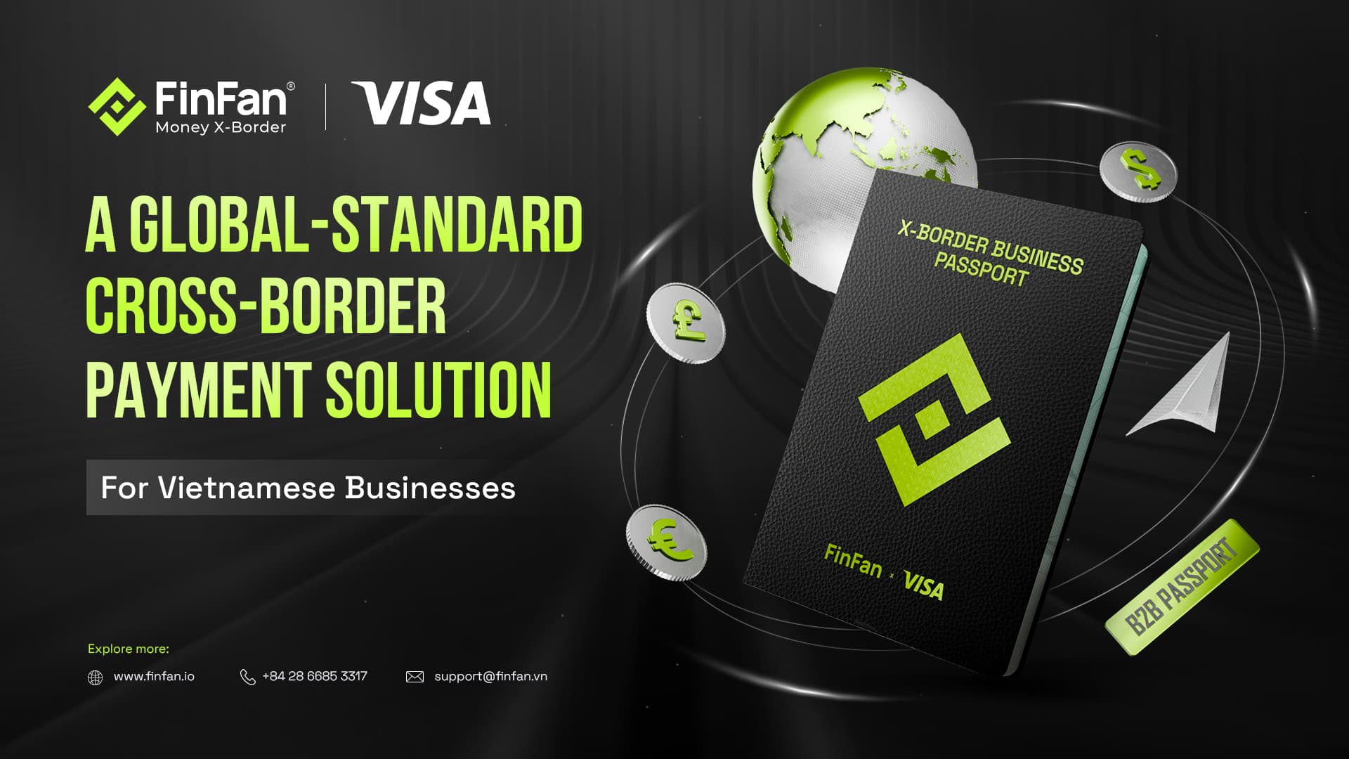 FinFan X Visa: A Global-Standard Cross-Border Payment Solution For Vietnamese Businesses