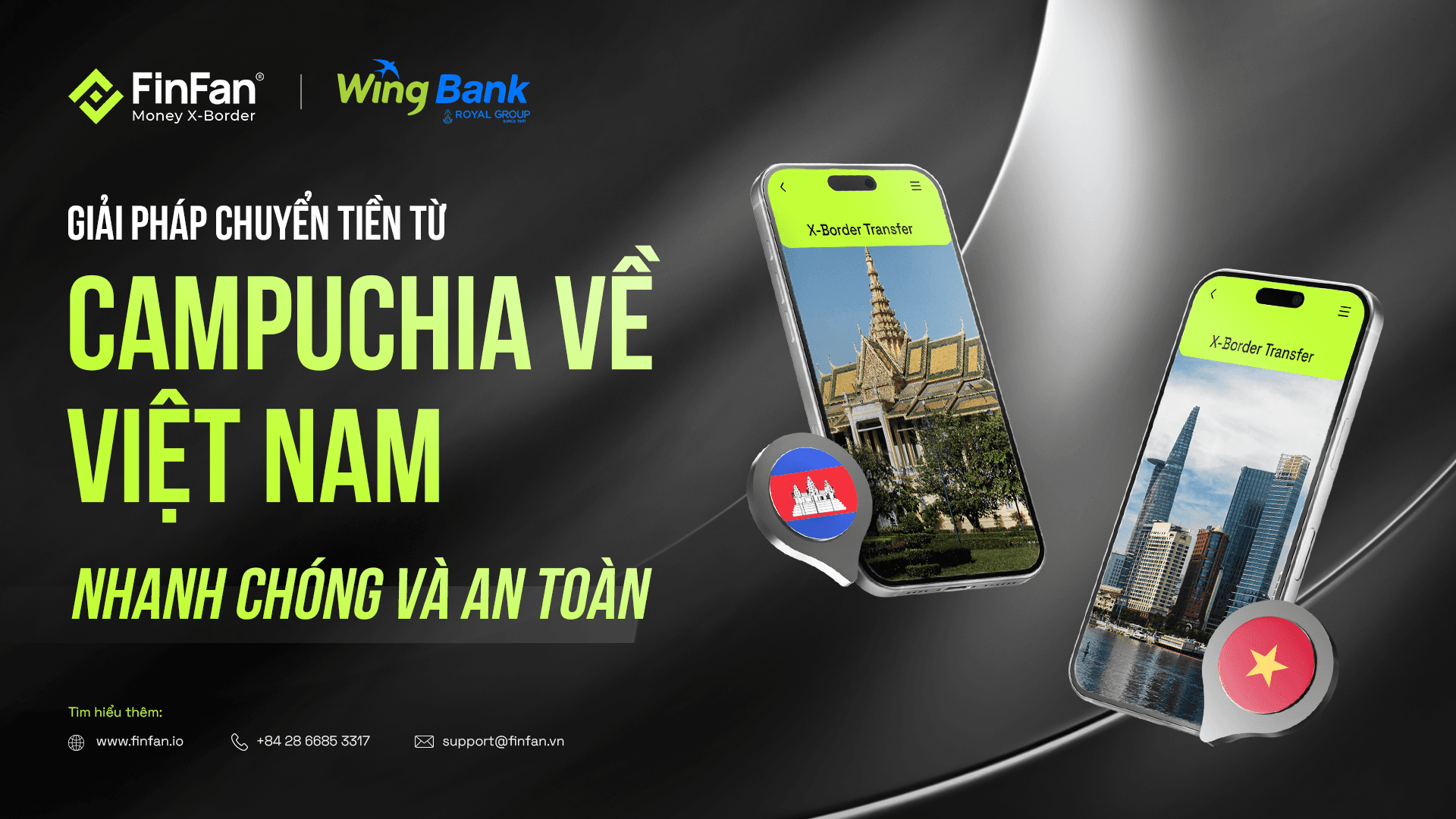 Chuyển Tiền Từ Campuchia Về Việt Nam Nhanh, An Toàn – Giải Pháp Kiều Hối Mới Từ FinFan & Wing Bank